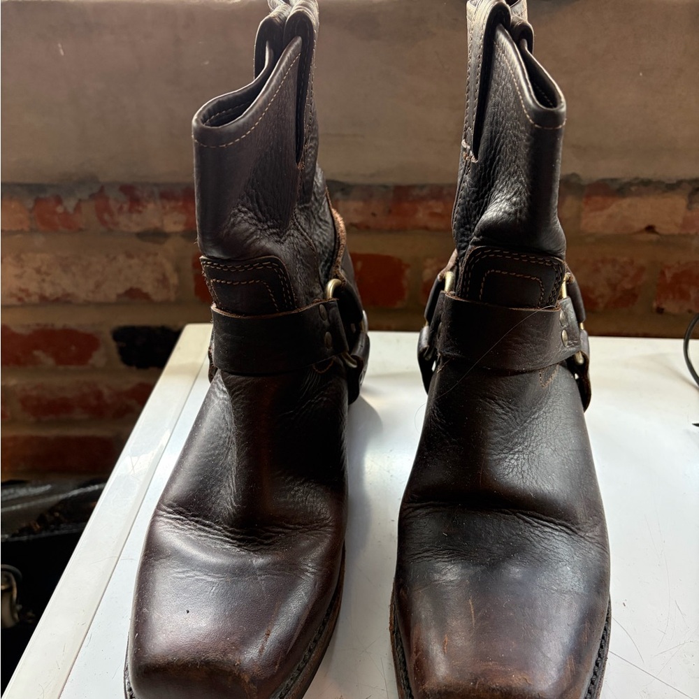 Frye Black Leather  Boots